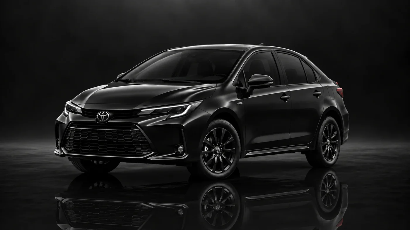 Toyota Corolla preto